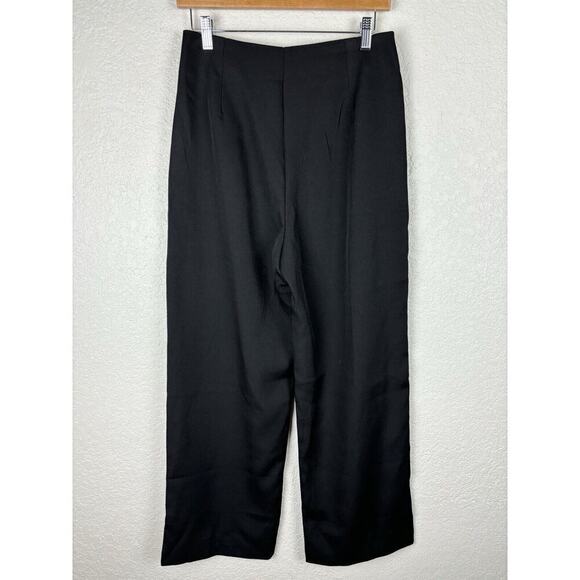 LuLu's Black Womens Pants Sz Medium Slacks Workwear Career Office NEW Minimalist - Picture 5 of 11